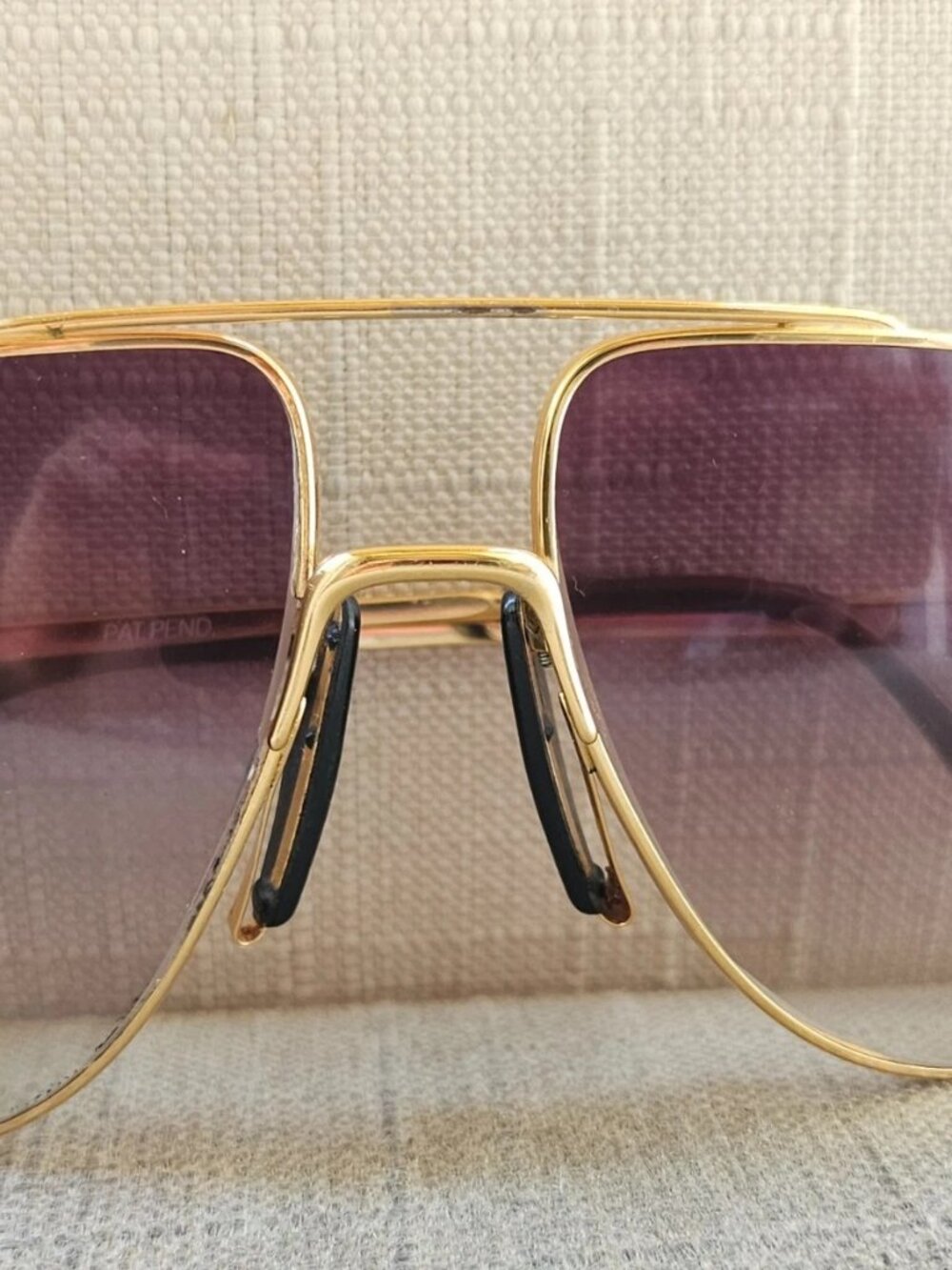Vintage Carrera X Movado Men Sunglasses Eyewear Gold Tone Metal Germany Rare - Picture 7 of 11